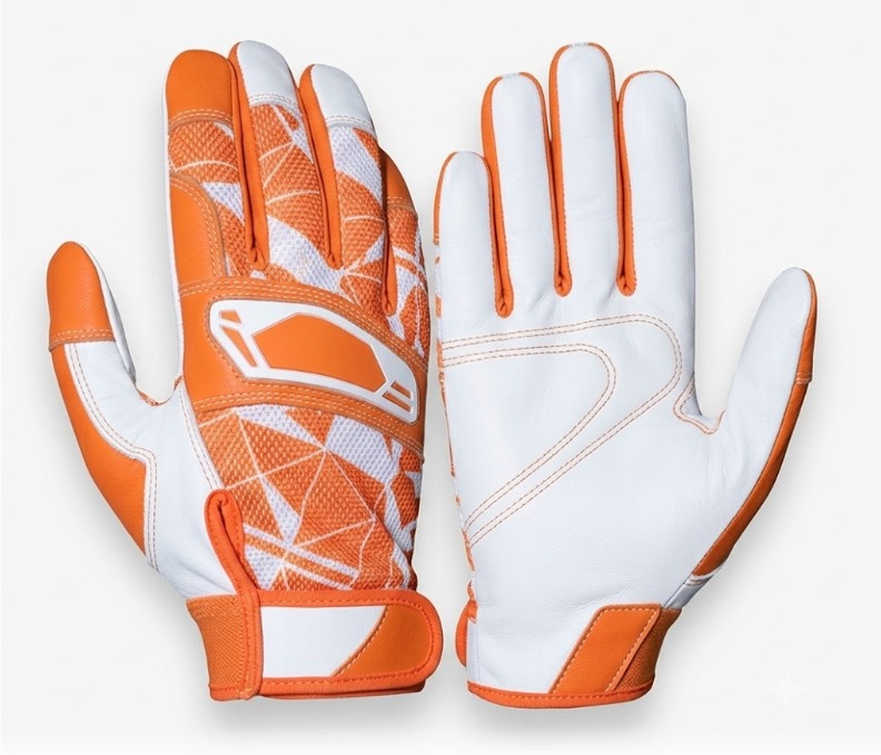 Orange performance driver glove