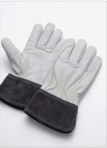 Charcoal cuff welding glove